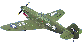 CURTISS P-40E WARHAWK 40 ARF